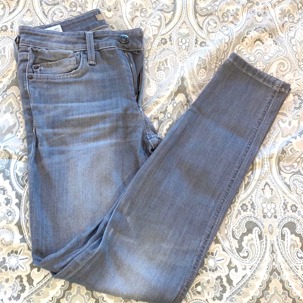 Joe’s Jeans Gray Wash - mid rise skinny ankle